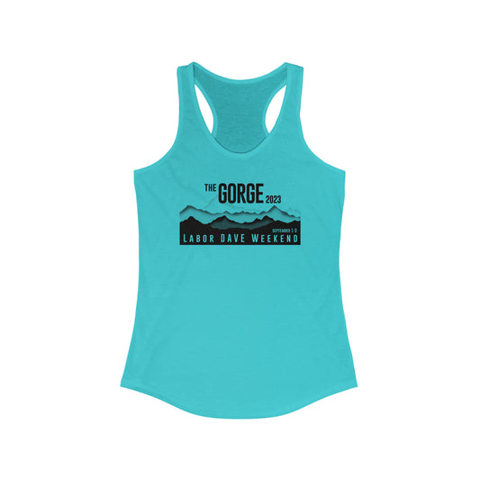 Gorge Halftone 2023 Tank Top w/set list