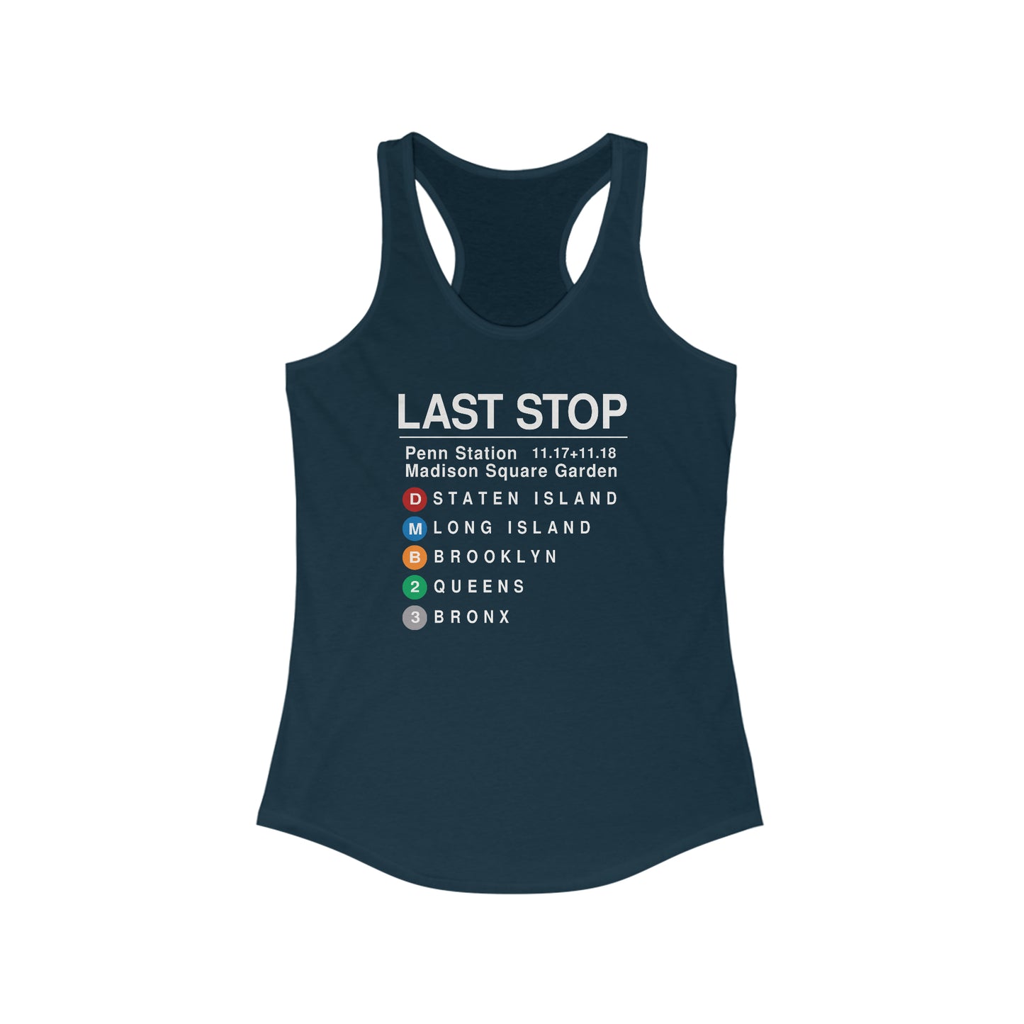 Last Stop 2023 Tank Top *With Setlist