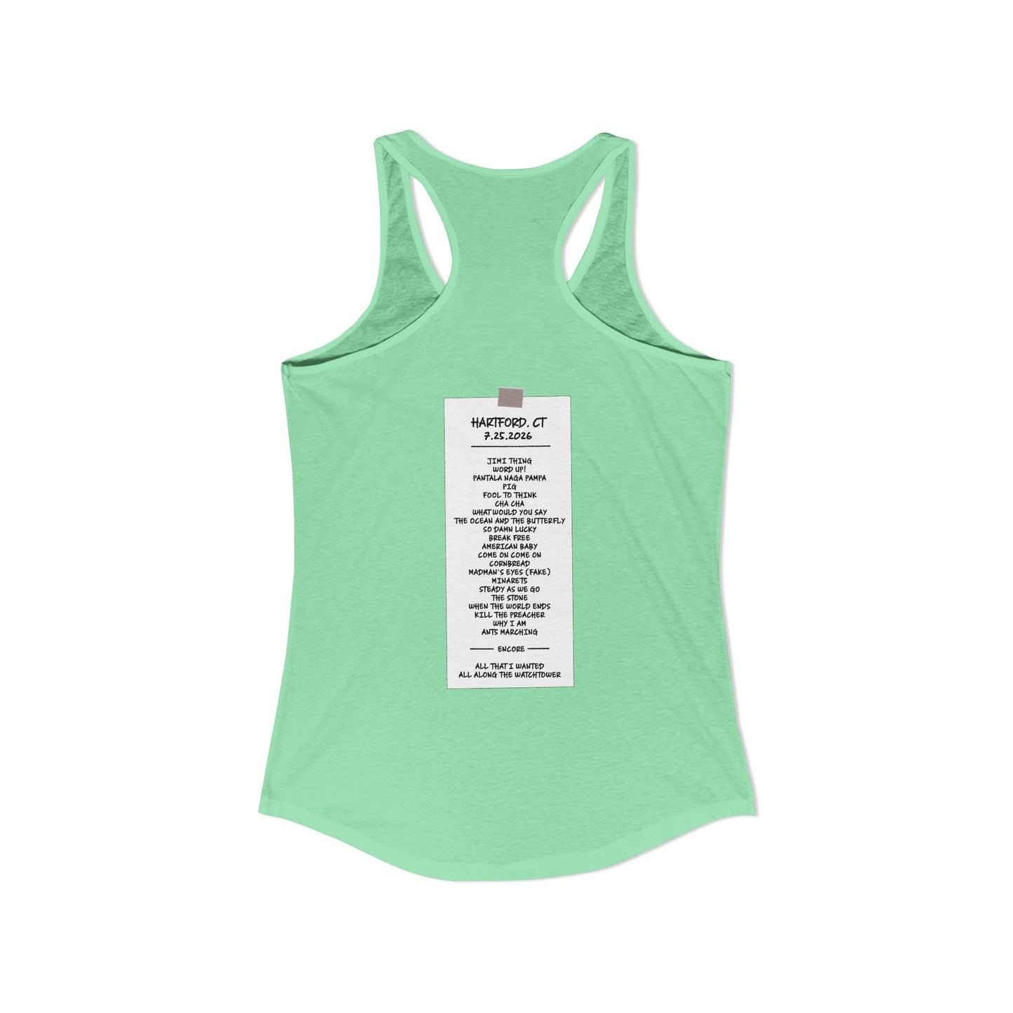 Hartford 2026 Woman's Tank *With Set List