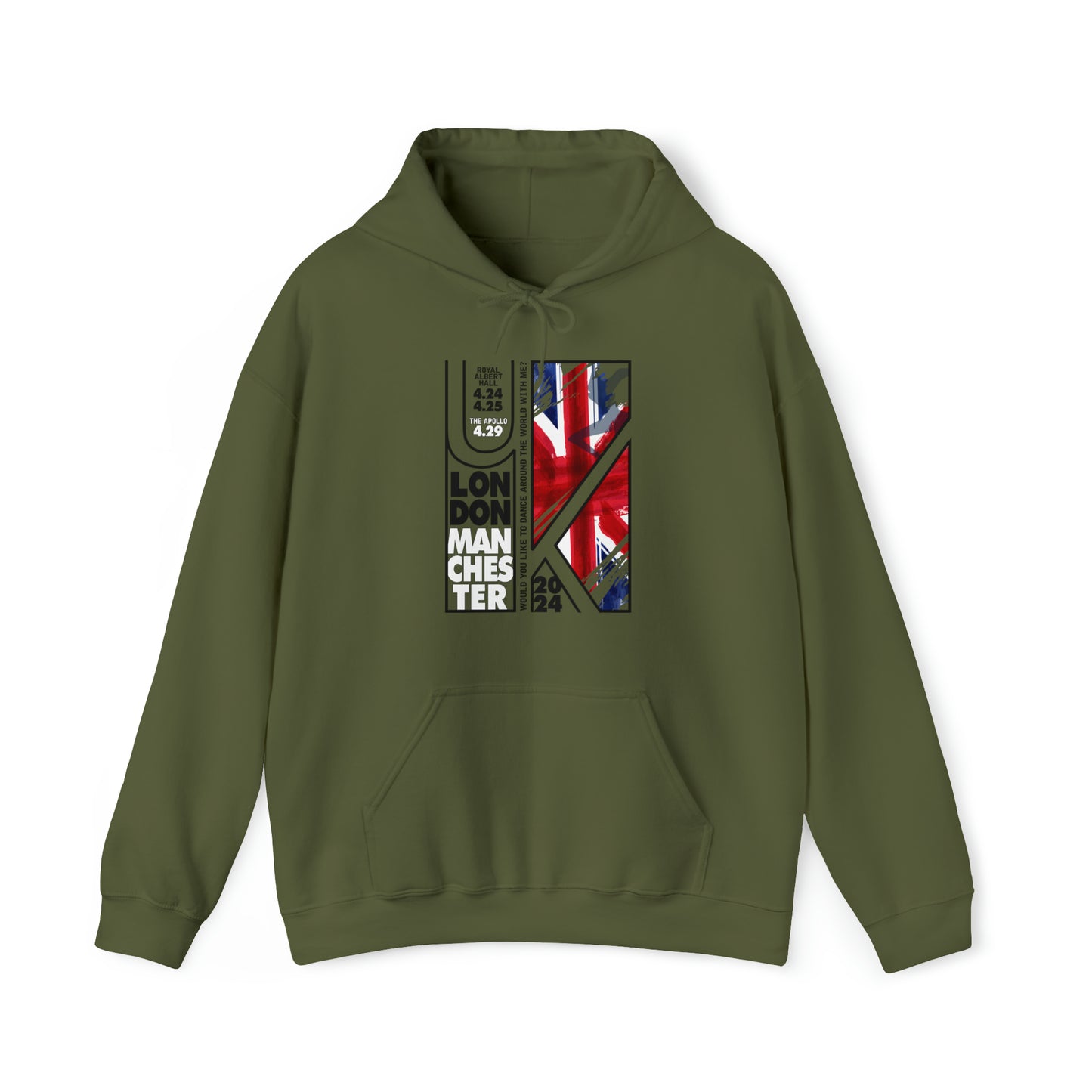 England Europe 2024 Hoodie w/set list