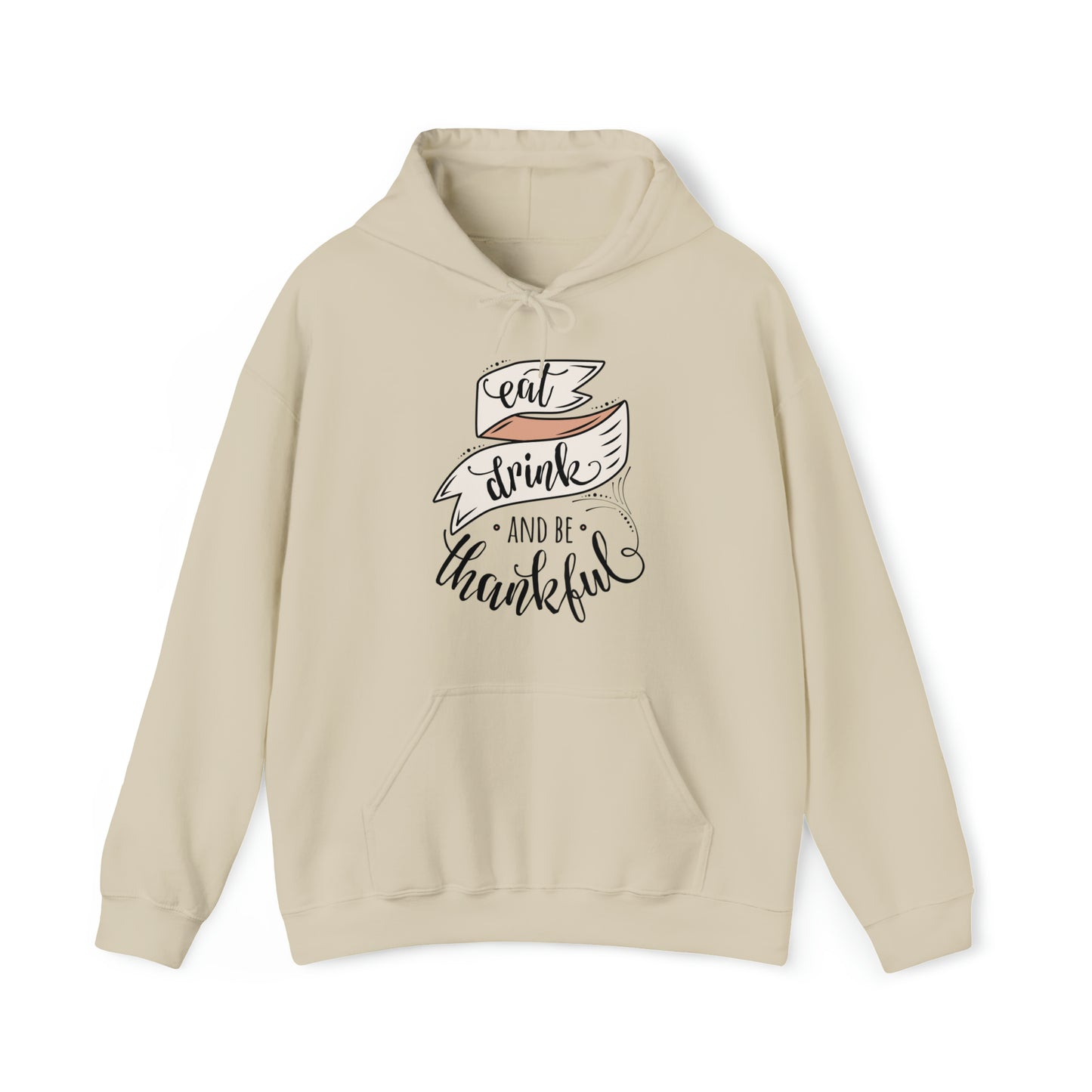 Eat Drink Banner Hoodie