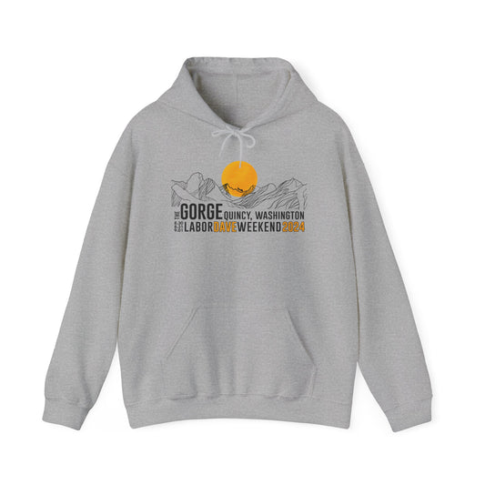 The Gorge Line Art 2024 Hoodie w/set list