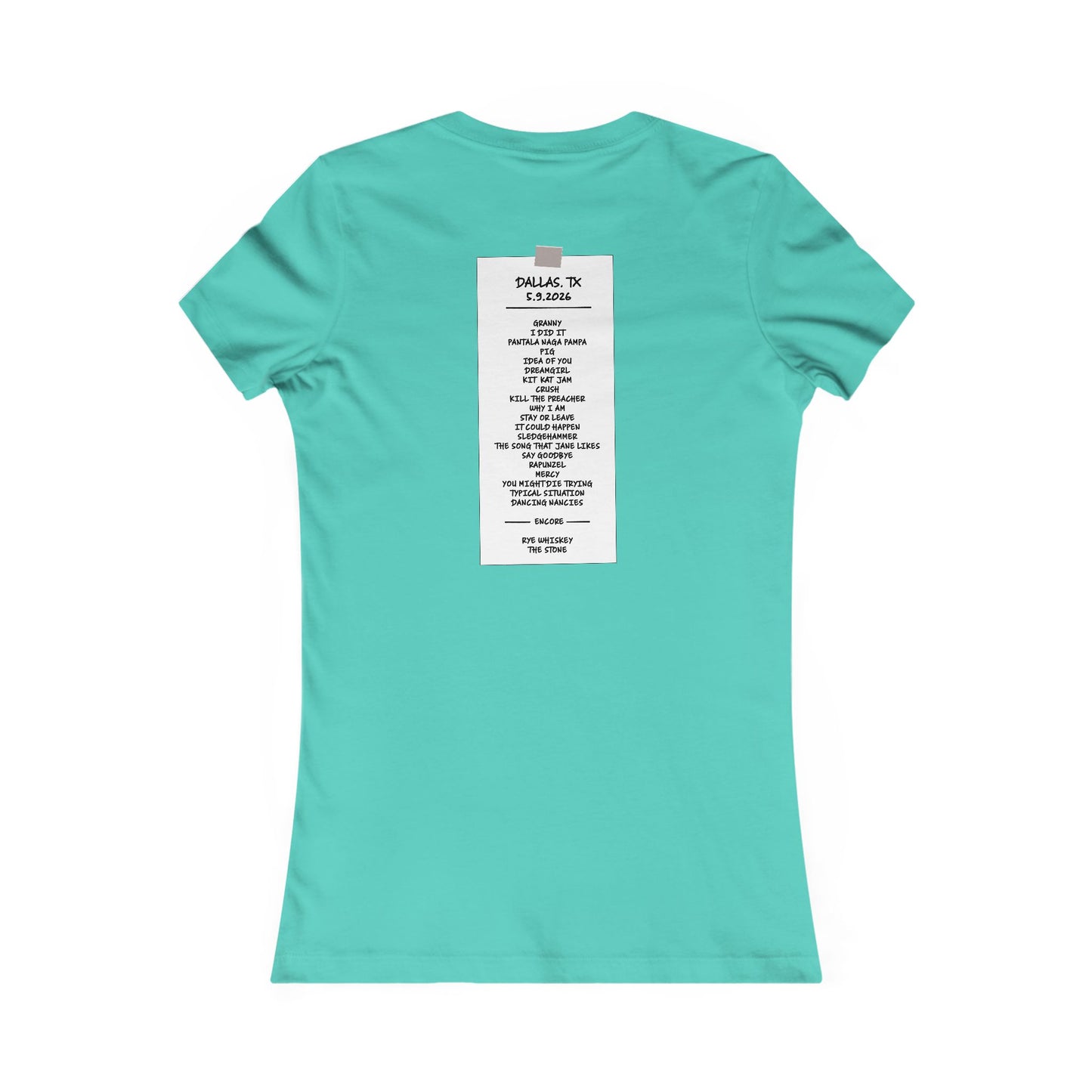 Dallas 2026 Woman's Cut Tee *With Set List