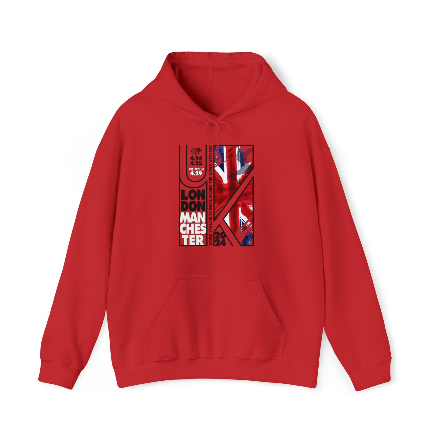 England Europe 2024 Hoodie w/set list