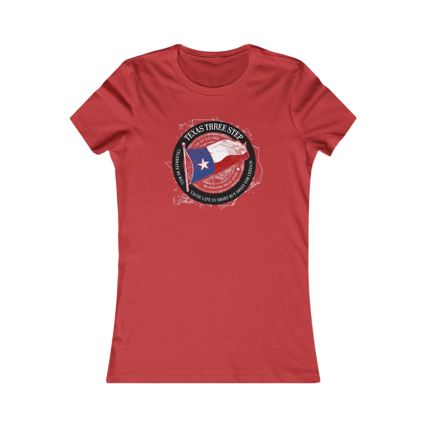 Texas Three Step 2026 Woman's Cut Tee *With Set List