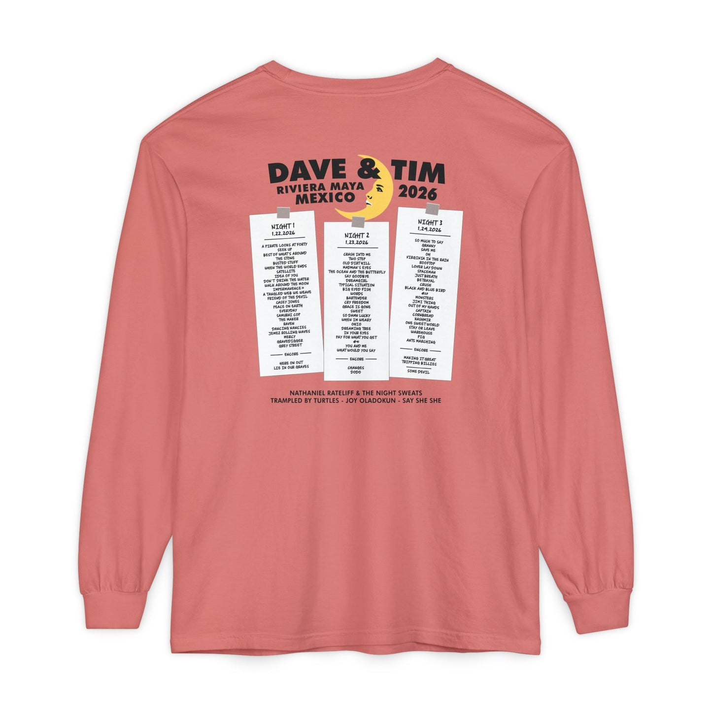 Moon Palace 2026 Long Sleeve Tee *With Set List