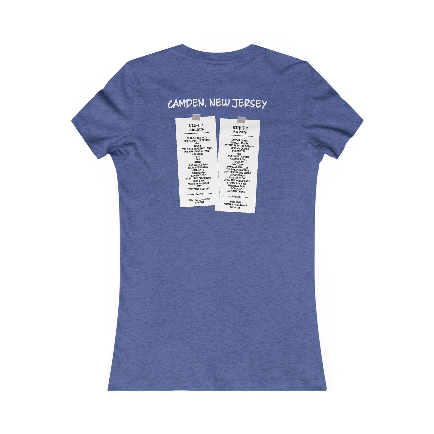 Tripping Camden 2026 Woman's Cut Tee *With Set List