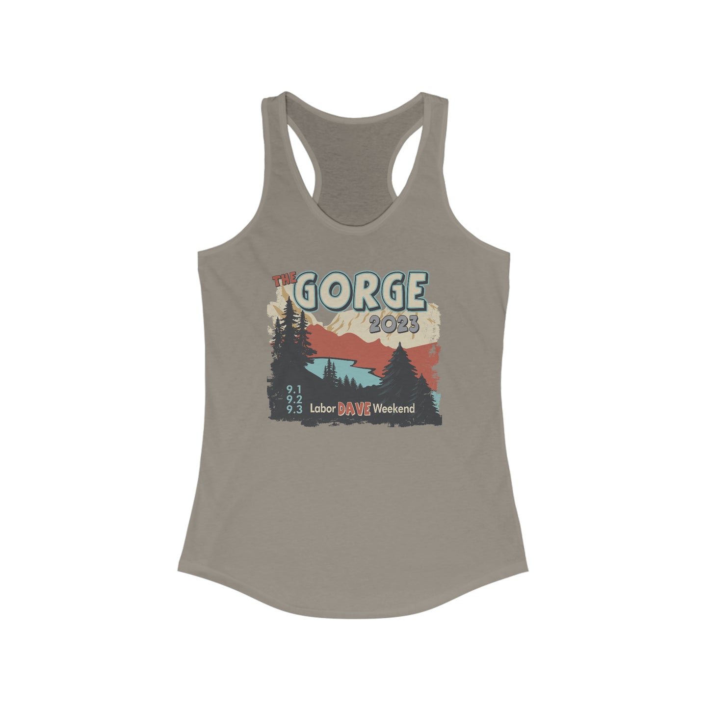 Gorge New Addition 2023 Tank Top w/set list
