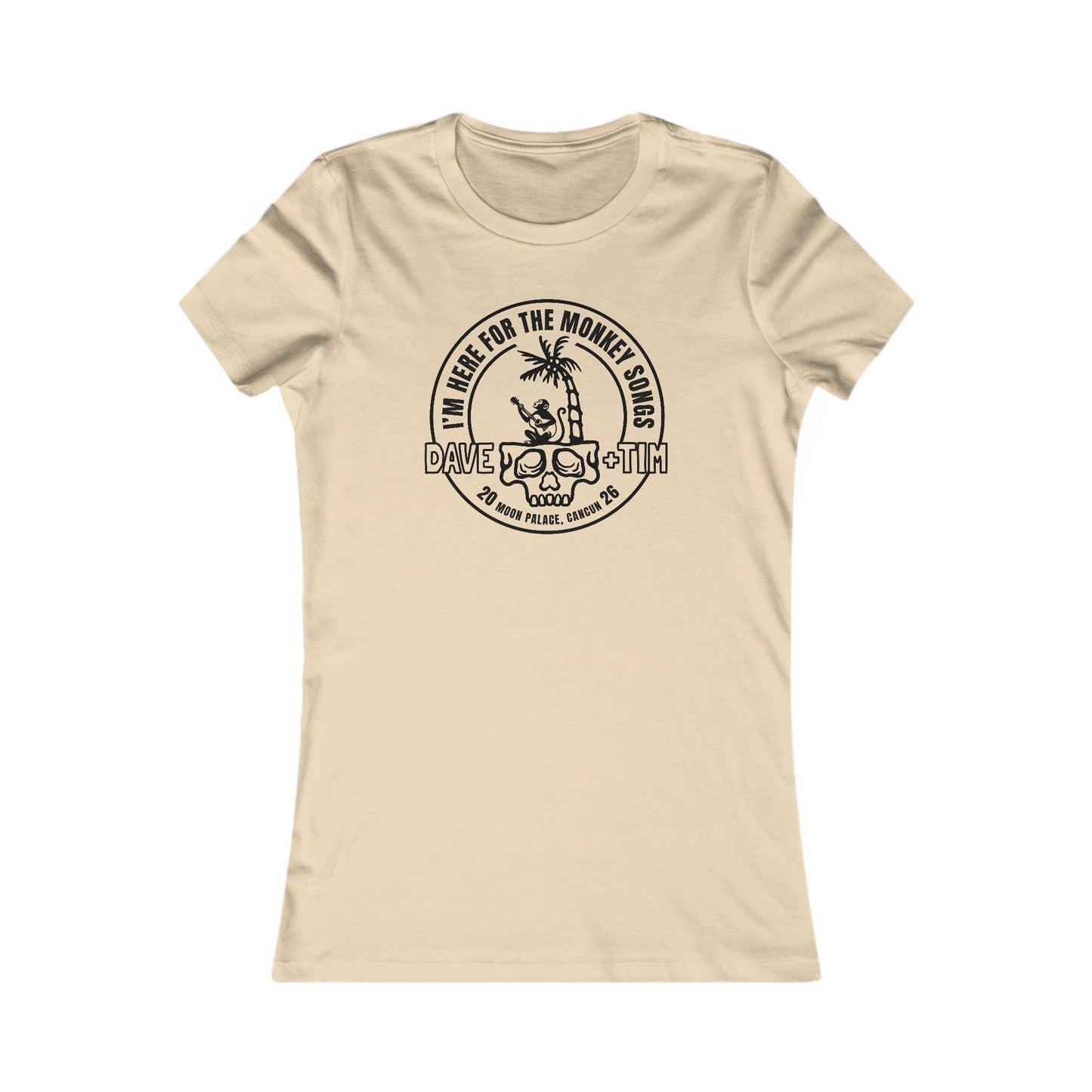 Monkey Songs Mexico 2026 Woman's Cut Tee *With Set List