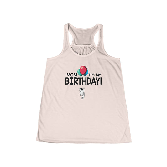 Spaceman Birthday Flowy Tank