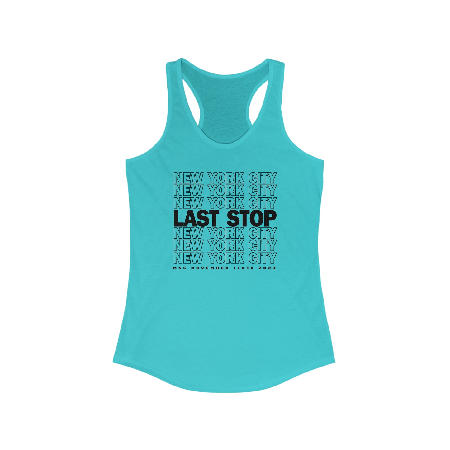 New York City Fall Tour 2023 Tank Top *With Setlist