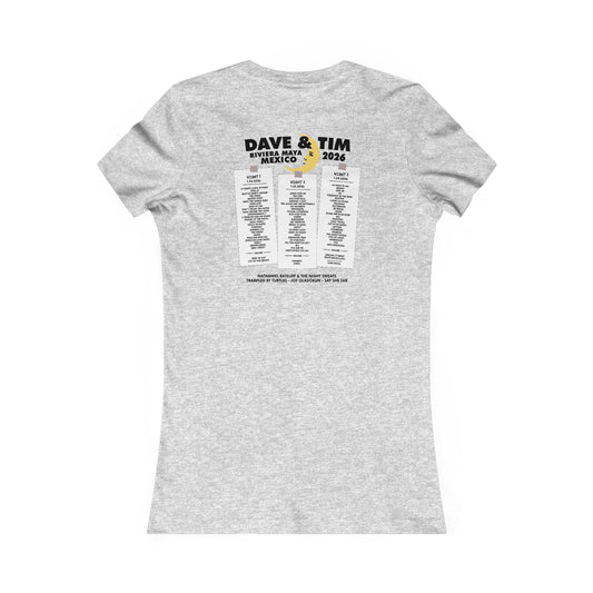 Big Eyed Fish Mexico 2026 Woman's Cut Tee *With Set List