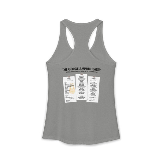 Middle of Nowhere Gorge 2026 Woman's Tank *With Set List