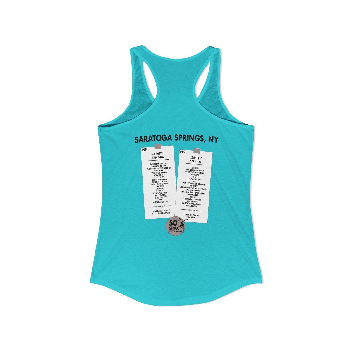 SPAC Weekend 2026 Woman's Tank *With Set List