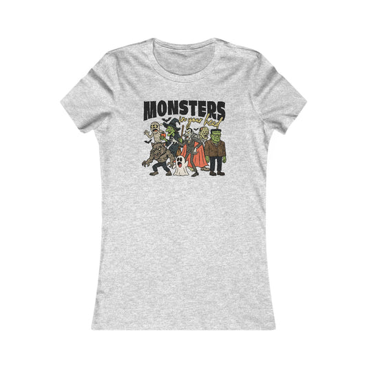 Monster Mash Woman's Cut Tee