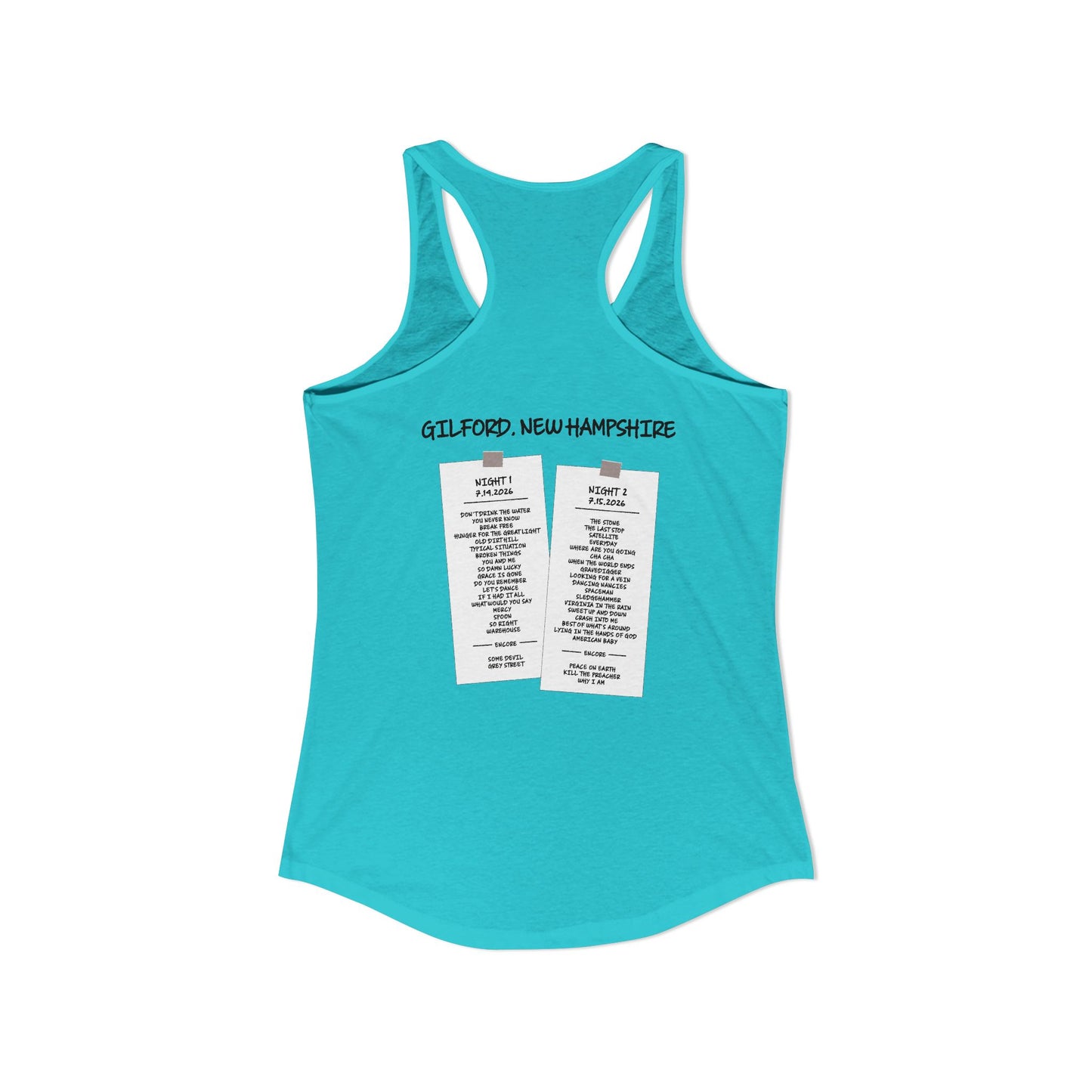 Gilford 2026 Woman's Tank *With Set List