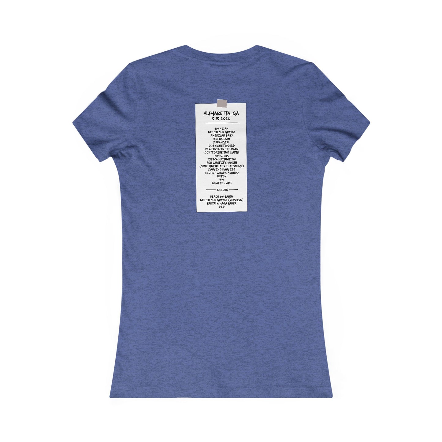 Georgia 2026 Woman's Cut Tee *With Set List