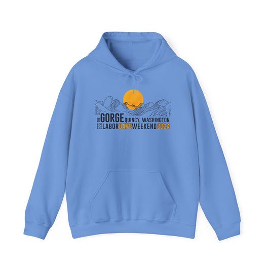 The Gorge Line Art 2024 Hoodie w/set list