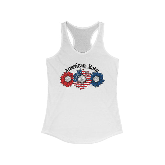 American Baby Sunflower Tank Top
