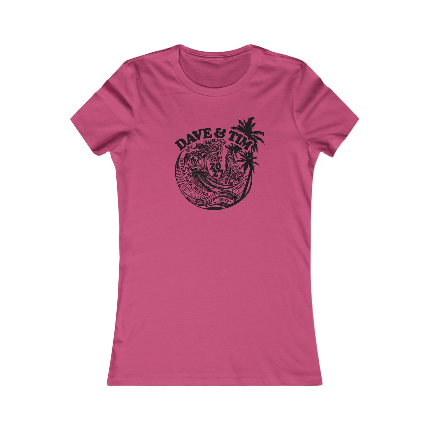 Dave and Tim Crash Mexico 2027 Woman's Cut Tee
