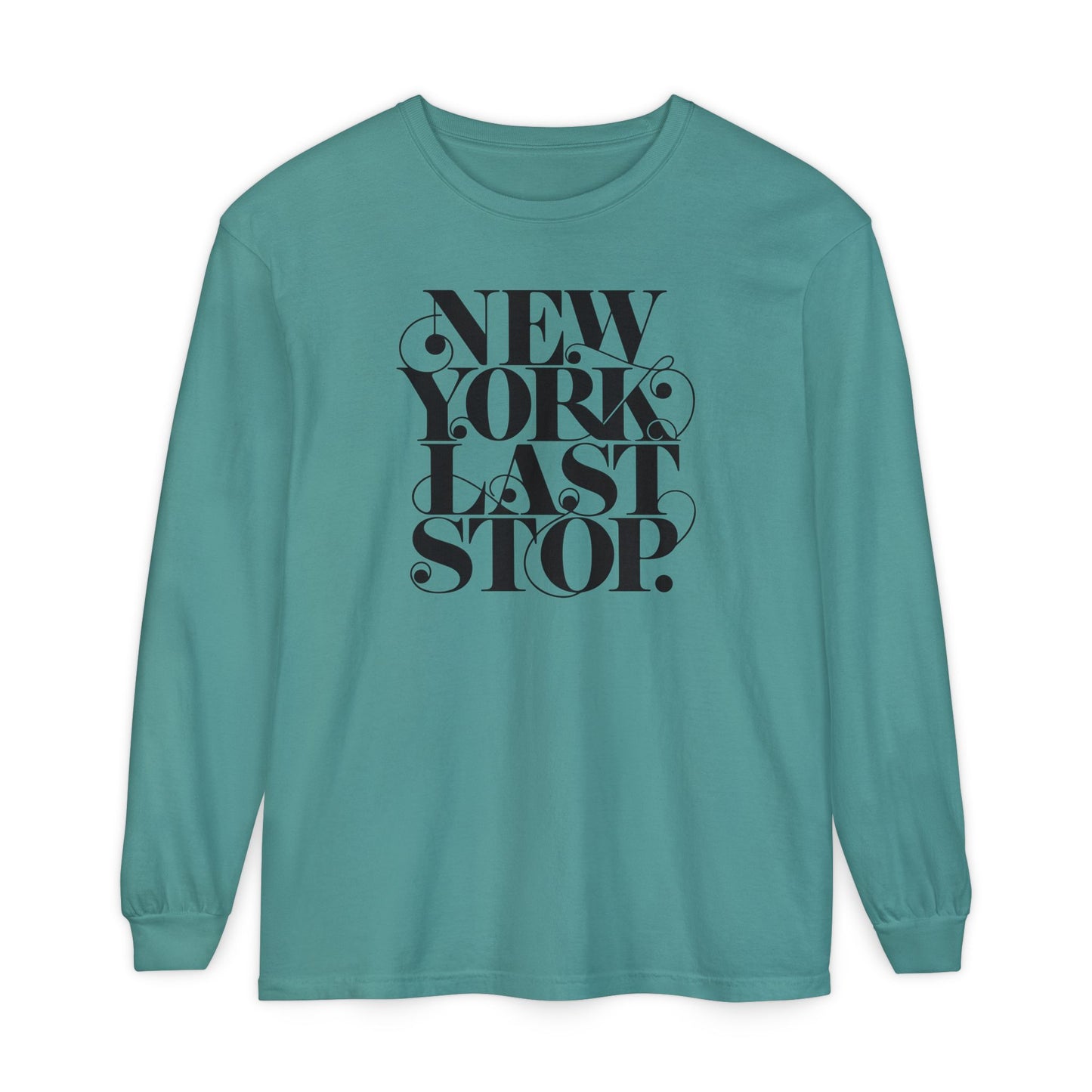 Last Stop Script 2026 Long Sleeve Tee
