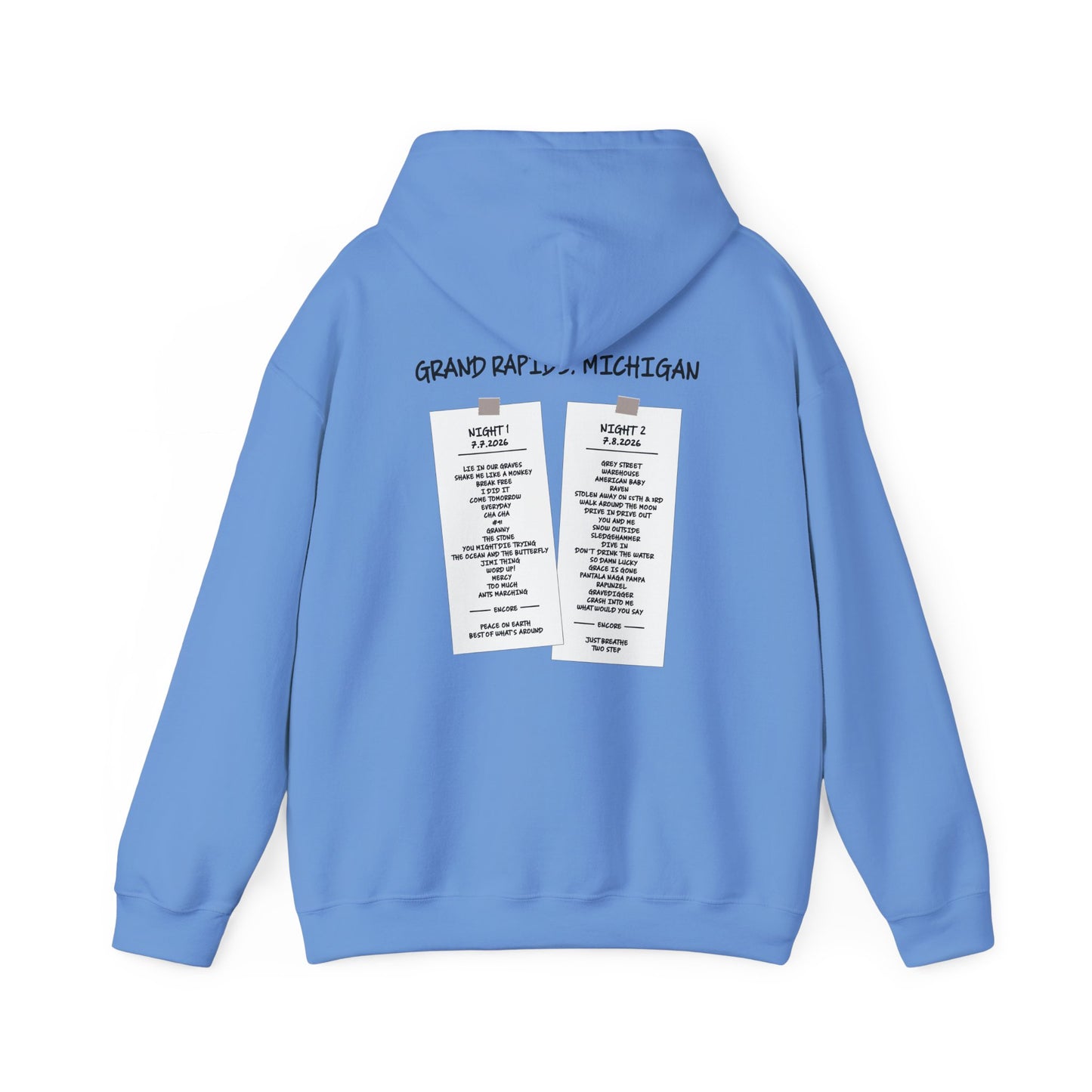 Grand Rapids 2026 Hoodies *With set List