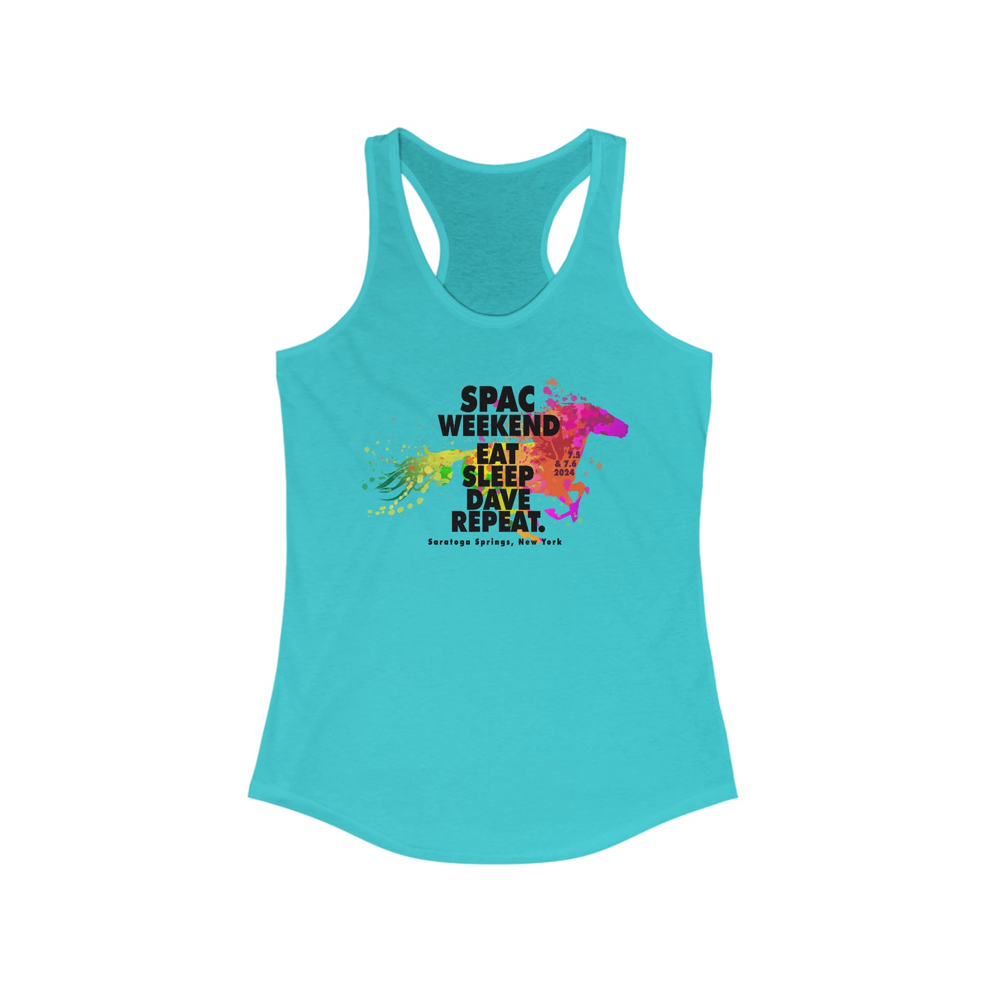 SPAC Eat Sleep Dave Repeat 2024 Tank Top *With Setlist