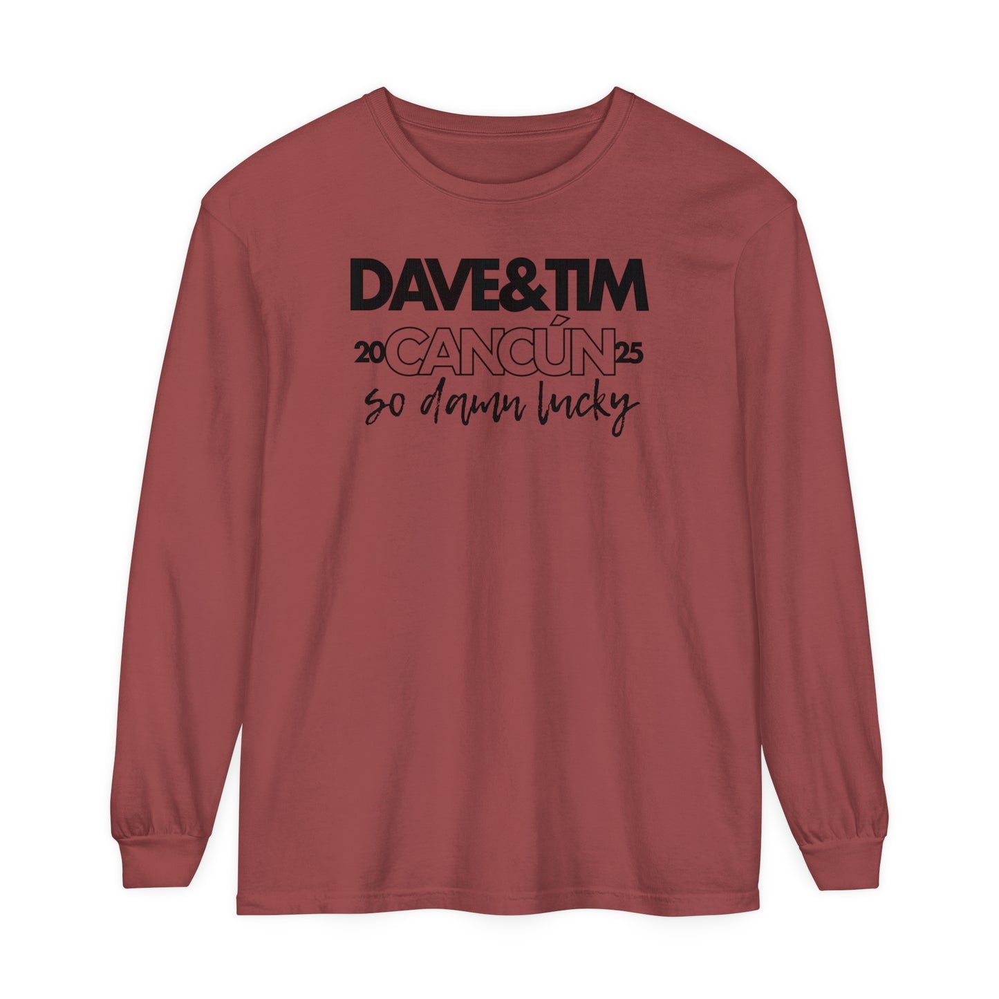 Dave & Tim So Damn Lucky Mexico 2025 Long Sleeve Tee *With Setlist