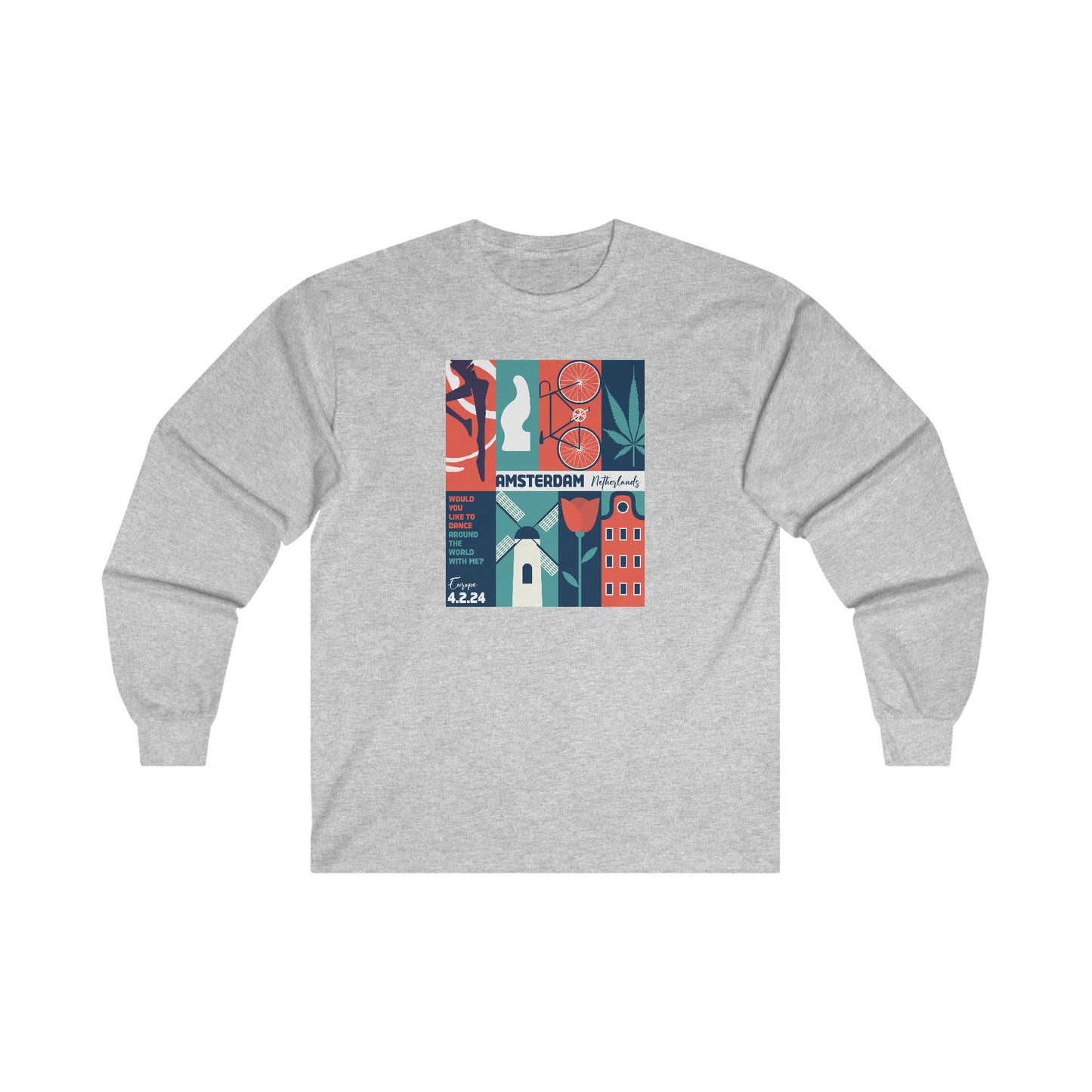 Amsterdam Europe 2024 Long Sleeve Tee *With Setlist