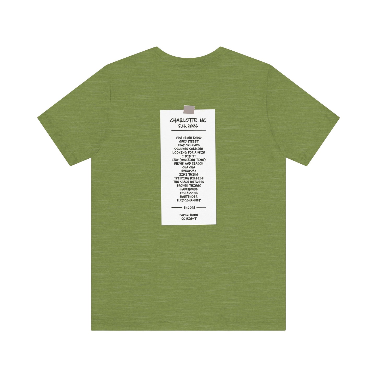 Charlotte NC 2026 *With Set List