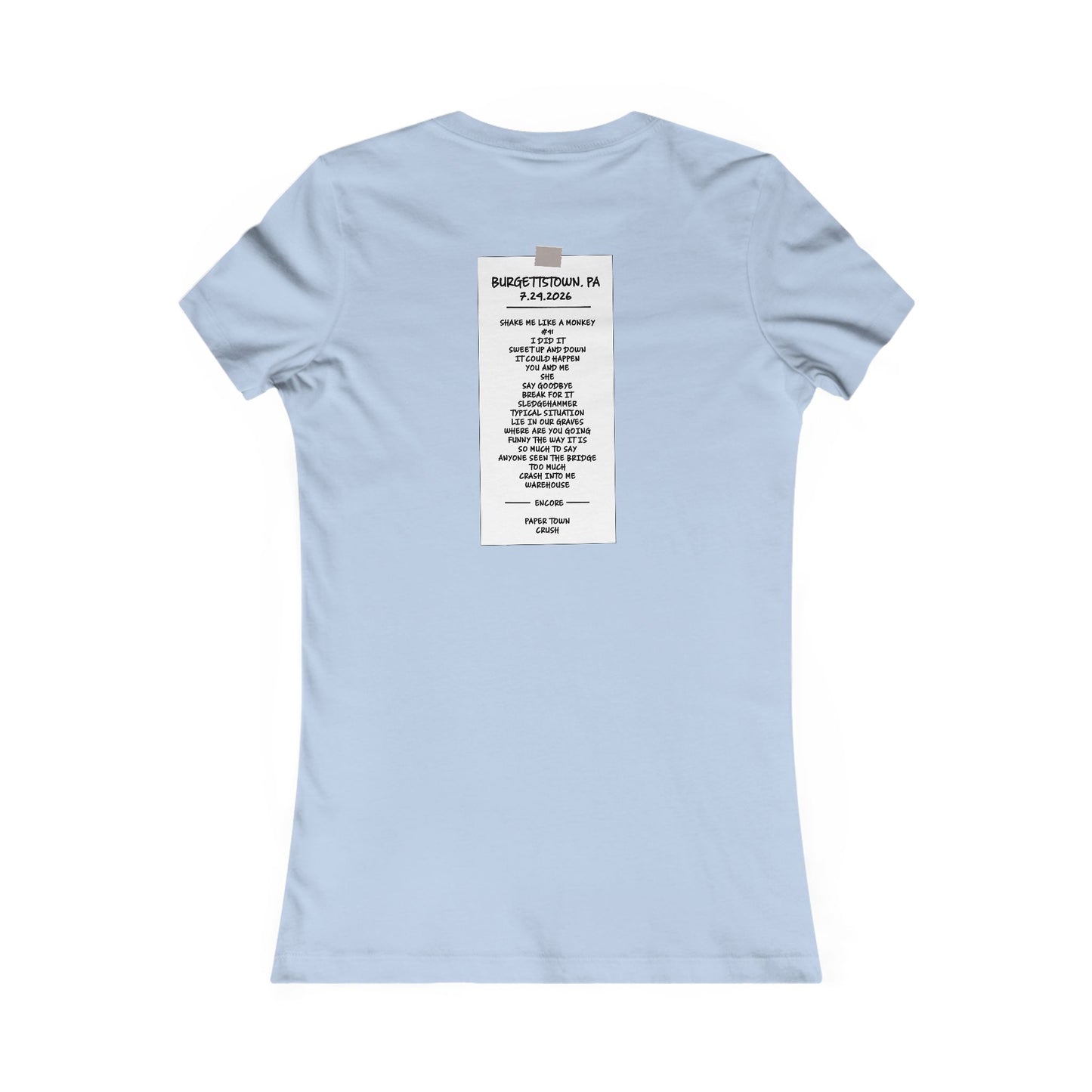 Star Lake 2026 Woman's Cut Tee *With Set List