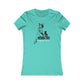 Black Cat Pin Up Woman's Cut Tee