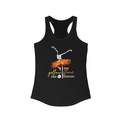 My Yellow Flame Halloween Dance Woman's Tank