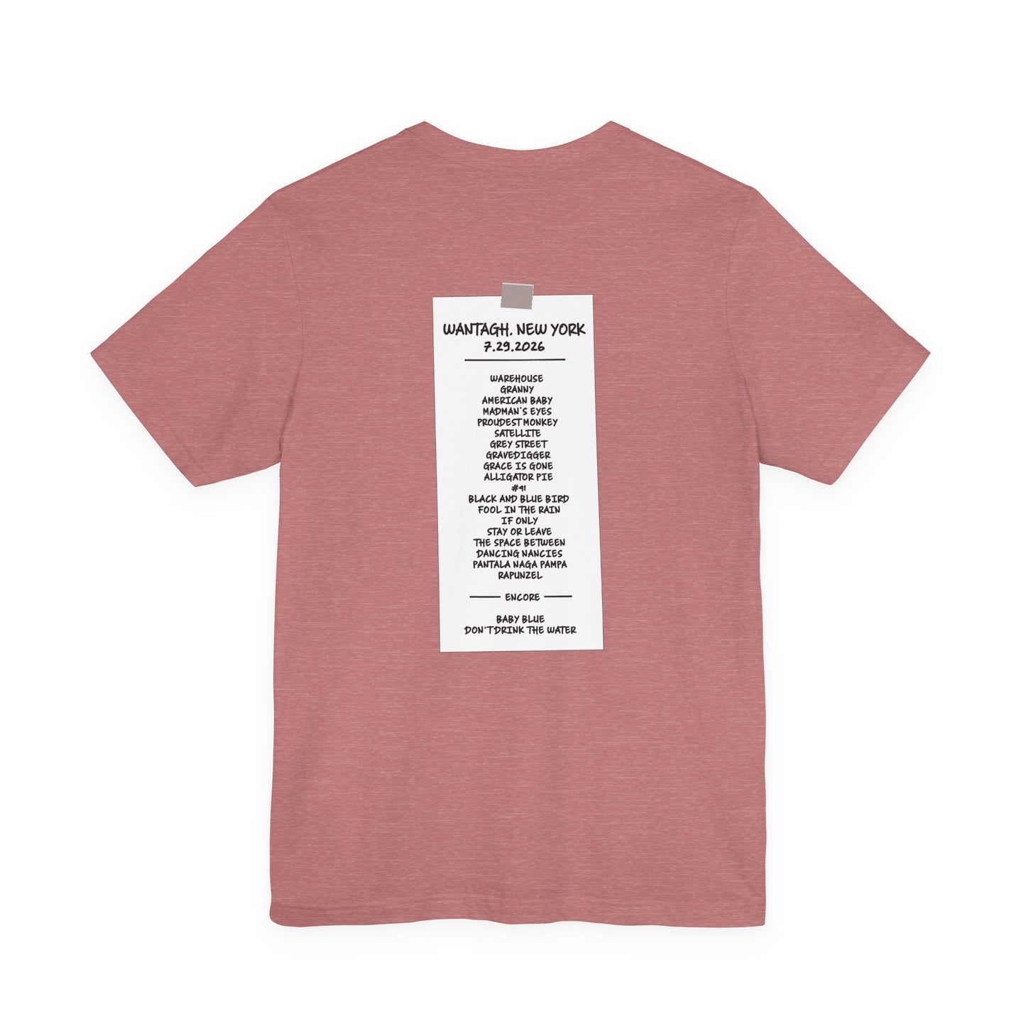Jones Beach 2026 RAIN DATE *With Setlist