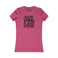 Last Stop Script 2026 Woman's Cut Tee