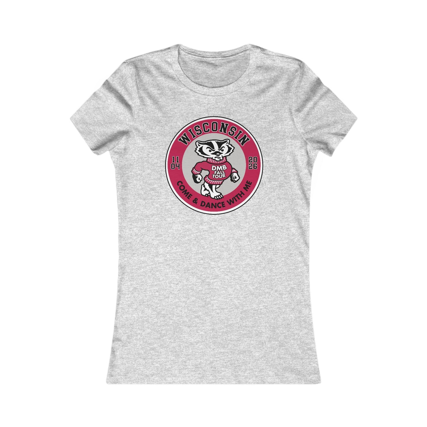 Wisconsin Fall 2026 Woman's Cut Tee
