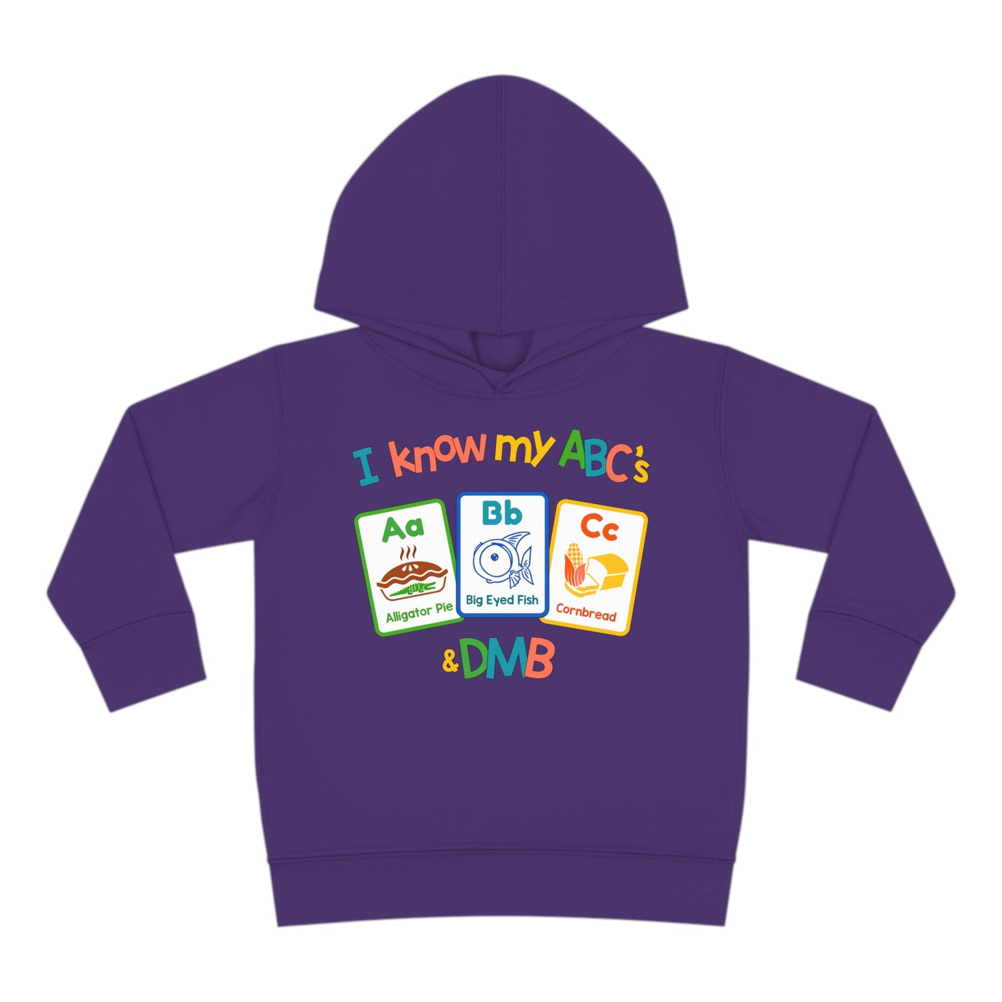 I Know My ABC's Toddler Hoodie