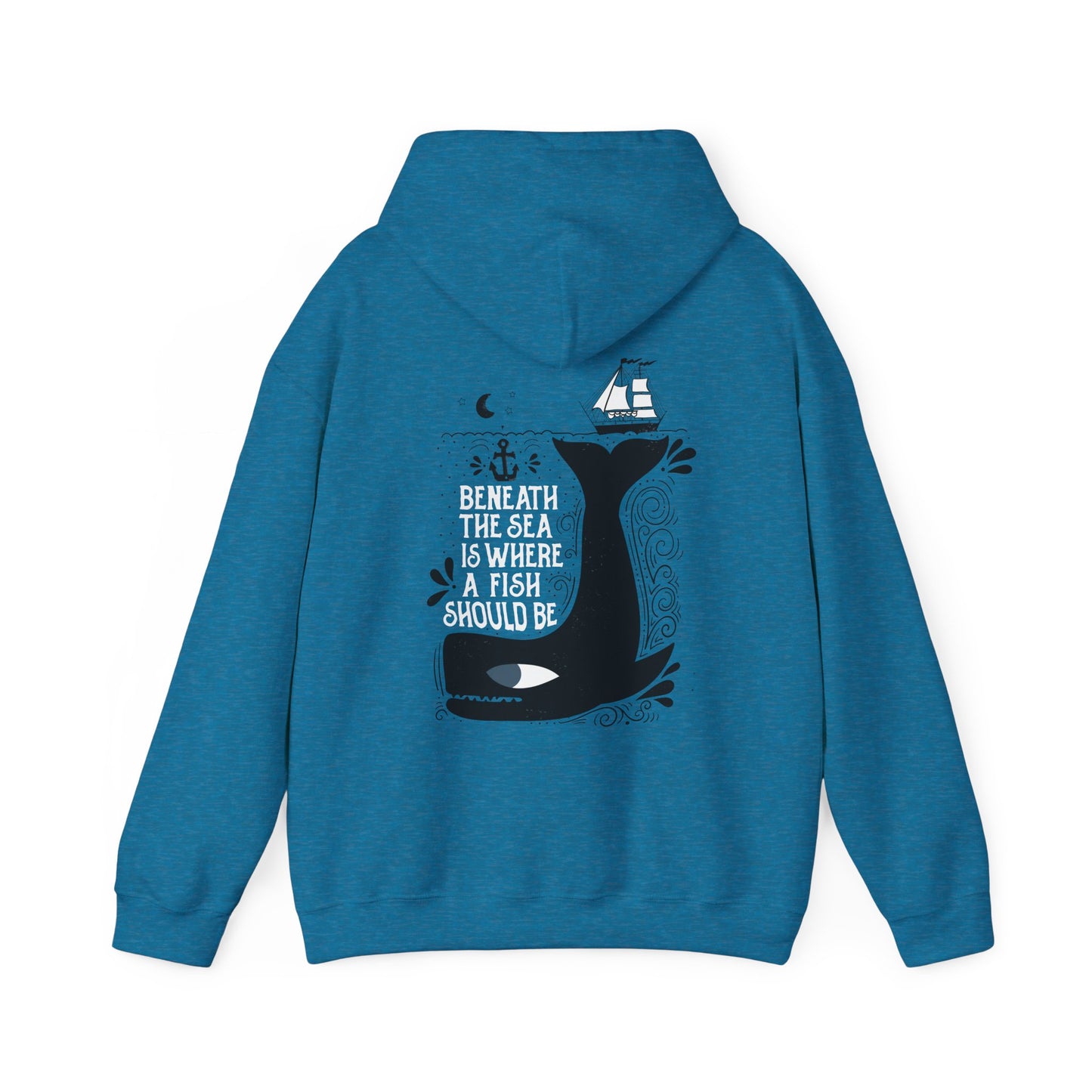 Beneath the Sea front & back Hoodie