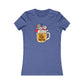 Eat Drink Santa Woman's Cut Tee