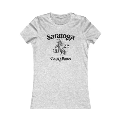 Saratoga 2026 Floral Woman's Cut Tee