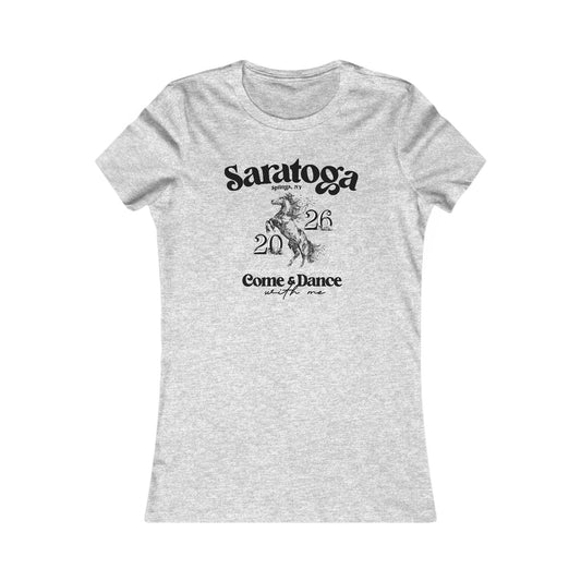 Saratoga 2026 Floral Woman's Cut Tee