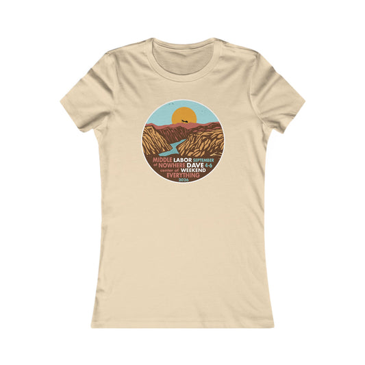 Middle of Nowhere Gorge 2026 Woman's Cut Tee