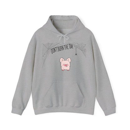 Dont Burn The Day Spider Web Hoodies