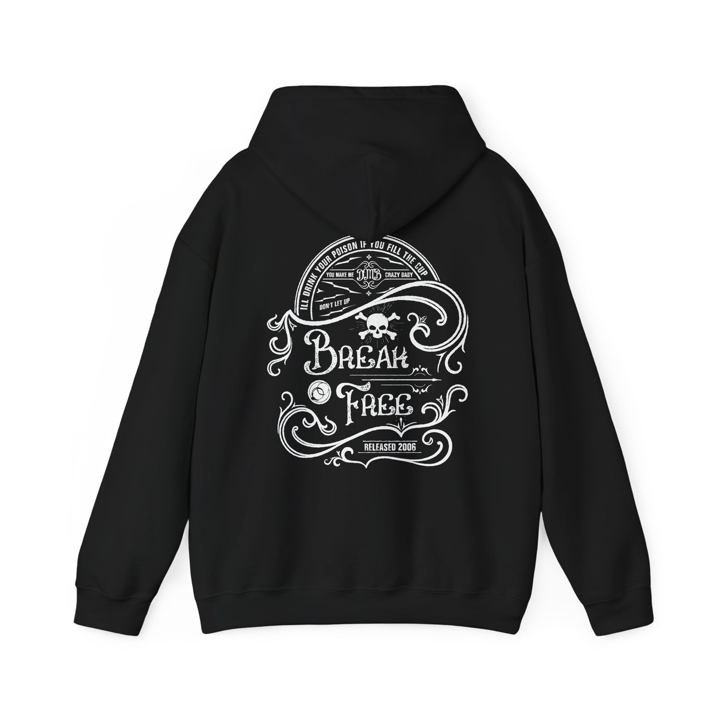 Break Free Label with back Hoodie