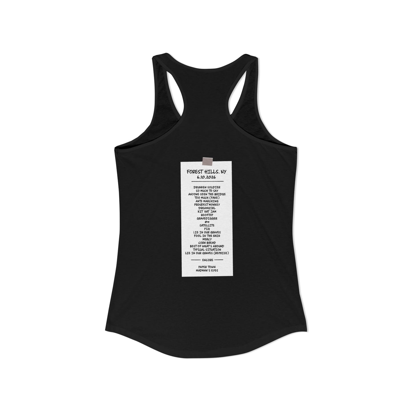 Forest Hills Subway 2026 Woman's Tank *With Set List
