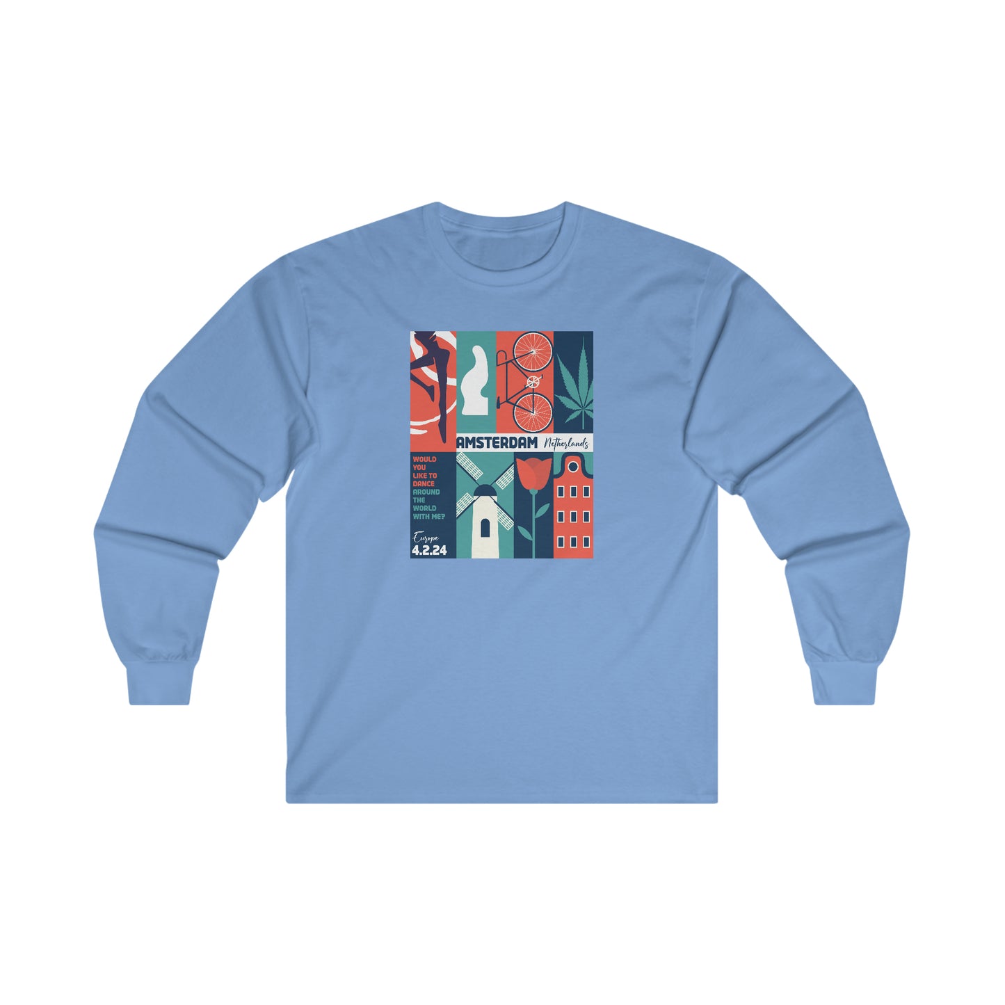 Amsterdam Europe 2024 Long Sleeve Tee *With Setlist