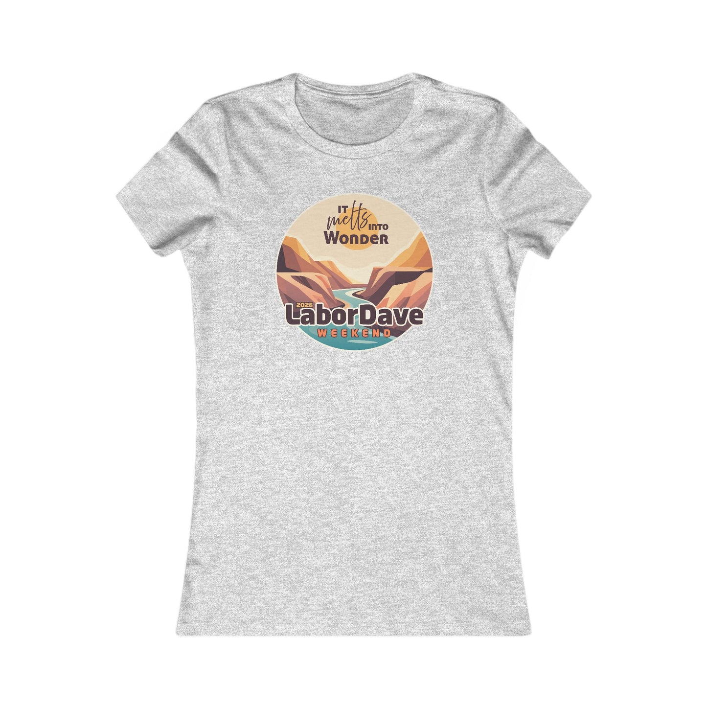 Melts into Wonder Gorge 2026 Woman's Cut Tee