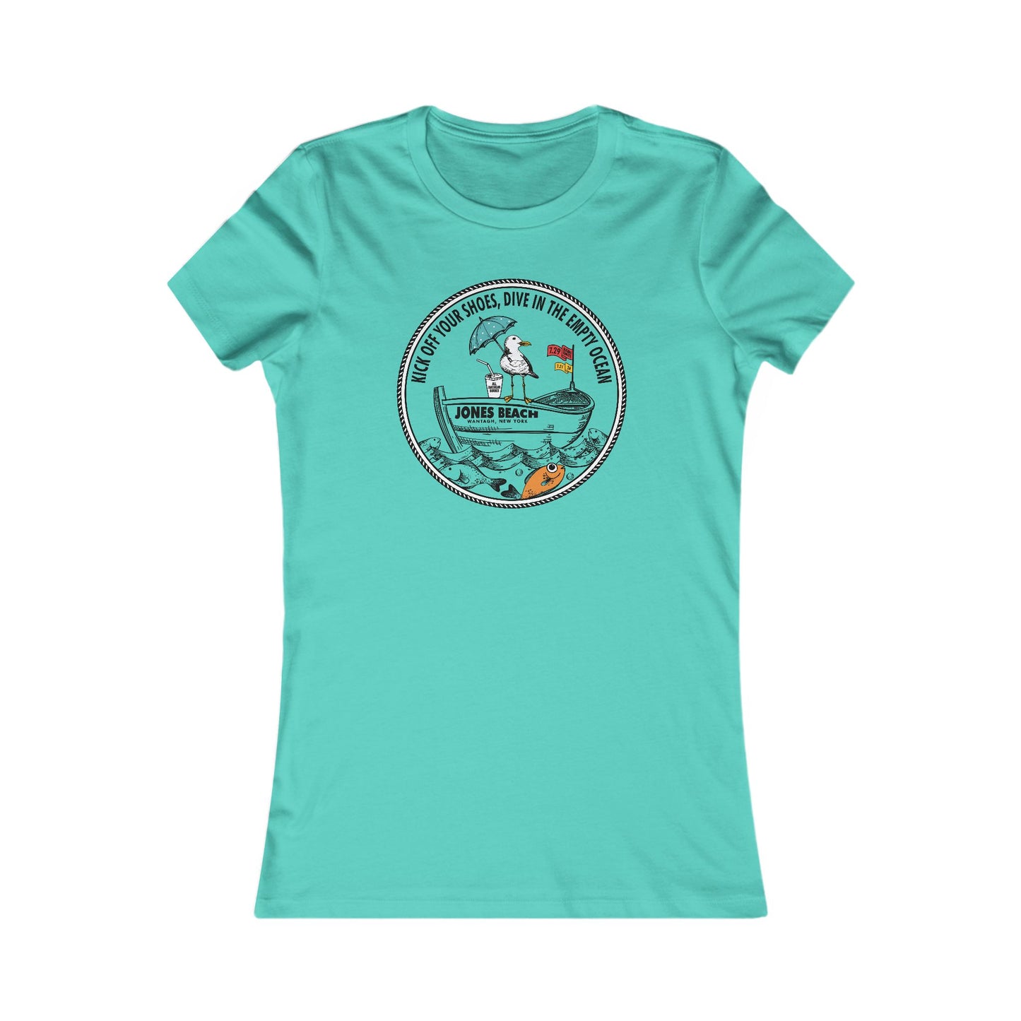 Jones Beach 2026 Woman's Cut Tee RAIN DATE *With Setlist