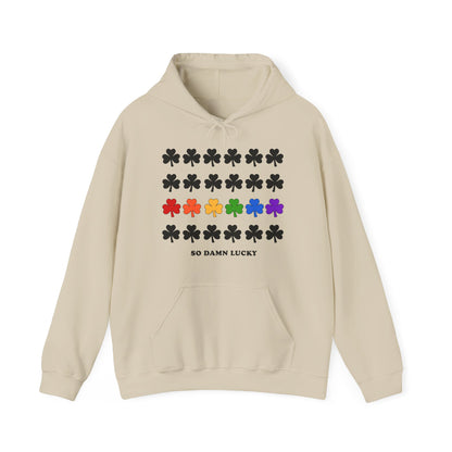 So Damn Lucky With Pride Hoodie