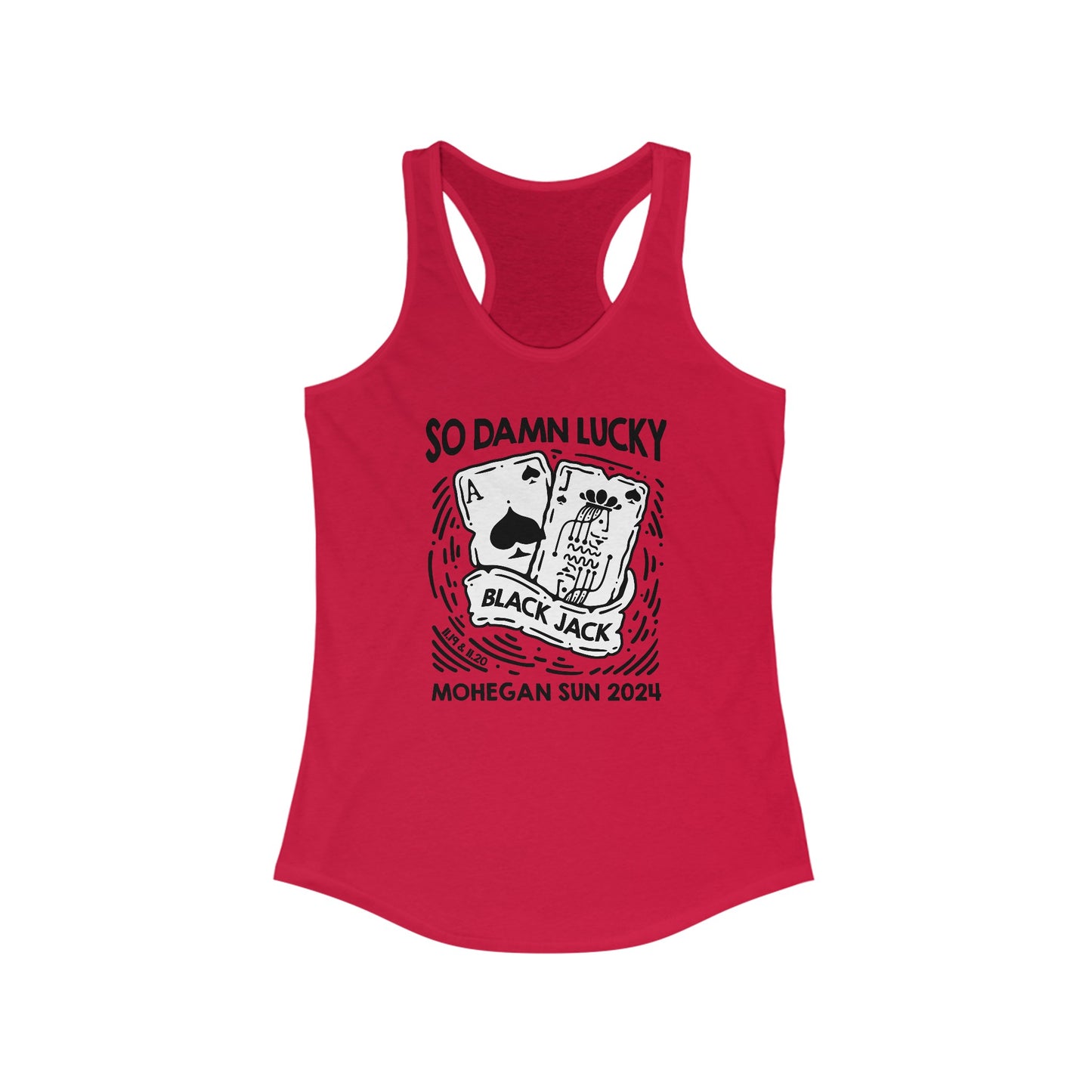 Mohegan Sun 2024 So Damn Lucky Tank Top *With Setlist